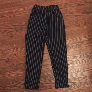 Pinstripes Capri Pants